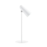 lampe rechargeable led flexible moderne blanche mat pied solide