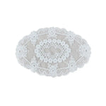 serviettes table classiques dentelle blanche maison festives round 18cm 27cm ovale 17x28cm 19x30cm 29x45cm