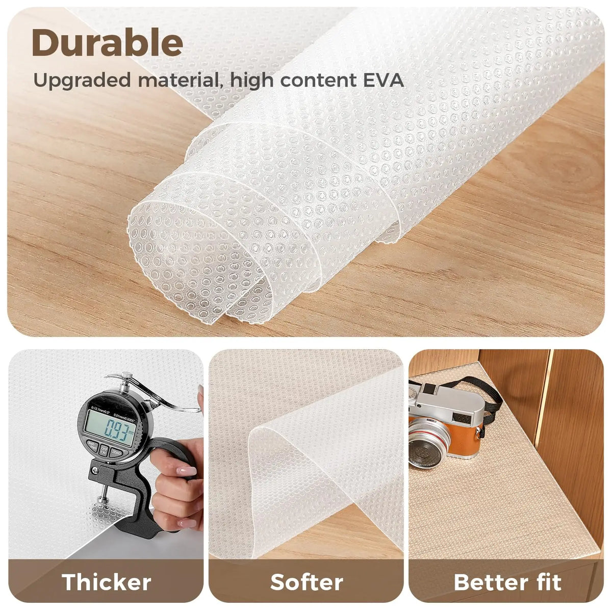 tapis protection éva blanc translucide 60cm 500cm moderne anti dirty waterproof