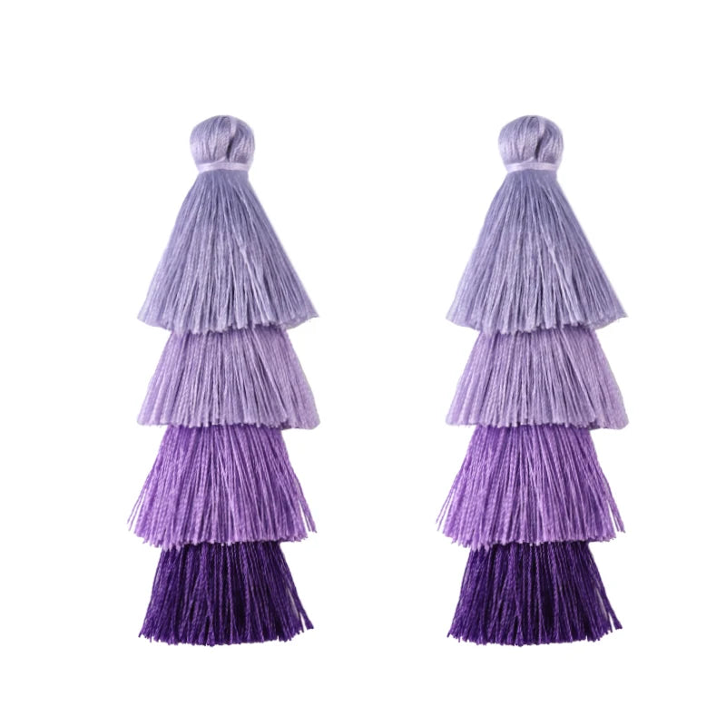 pompons franges polyester décoratifs modernes couleur bleu noir beige rose violet vert jaune blanc