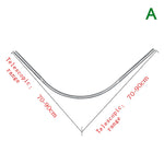 barre douche télescopique rideau moderne fixations adhésives vis set douche pommeau flexible argenté