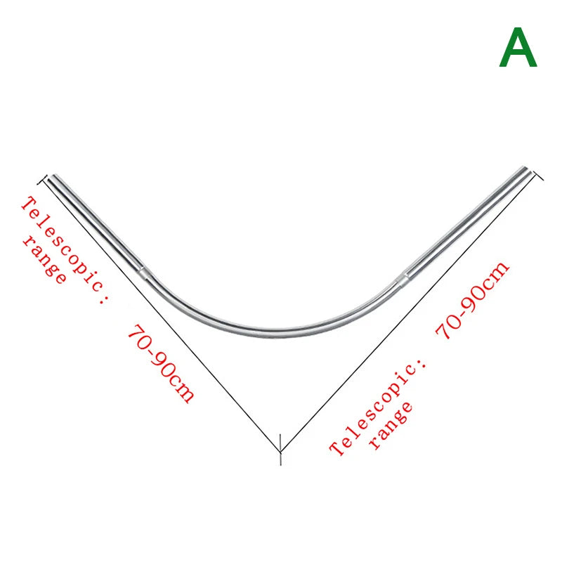 barre douche télescopique rideau moderne fixations adhésives vis set douche pommeau flexible argenté