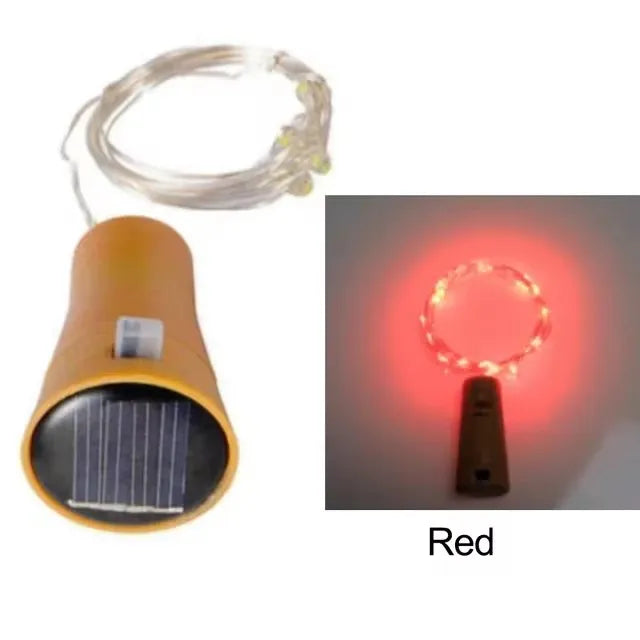 guirlande lumineuse solaire 20 led or noir moderne 2m adhésif transparent