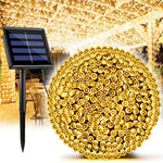 guirlande lumineuse solaire multicolore individuelles moderne extérieure ip65 spikes led assemblage