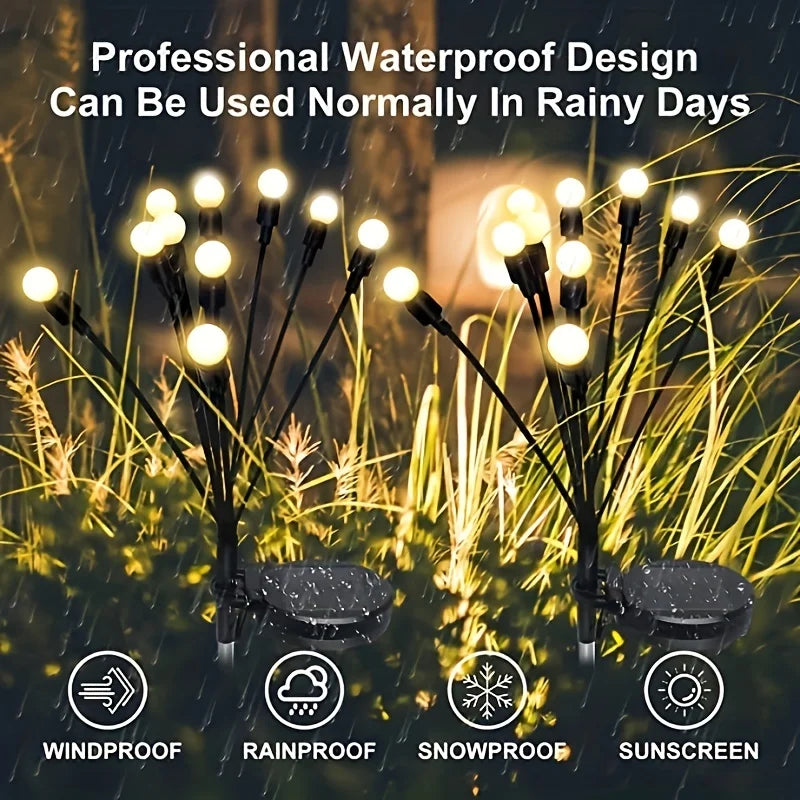 lumière solaire led moderne noire blanche fixée extérieure jardin décoration paysagère ip68 étanche