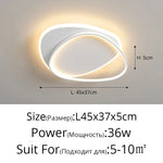 plafonnier moderne led blanc noir doré contemporain opacité haute qualité facile