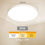lampe led moderne blanc 220v acrylique abs surface cuisine salon chambre