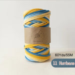 corde tressée macramé pastel haute ténacité 100% coton créative boucle métallique écologique artisanale
