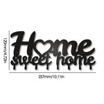 porte cle mural noir fer lettres sweet crochet organisation entree maison moderne