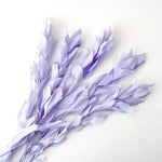 plumes artificielles feuilles séchées rose bleu blanc moderne décoration intérieure anniversaire baby shower