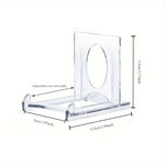 présentoirs transparents supports photos cartes minimaliste moderne rangement salon respectueux environnement plastique