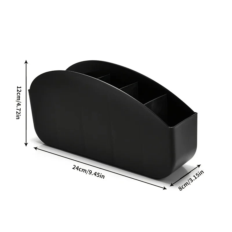 organisateur télécommandes smartphone rangement noir moderne réutilisable sans electricité matériau pp