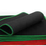 tapis souris antidérapant noir texture tissée adhésif moderne fournitures école équipement travail