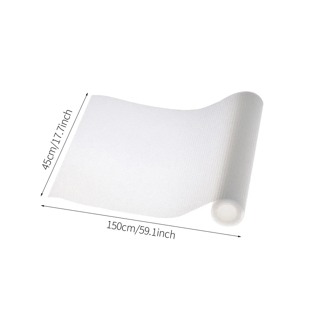 tapis placard imperméable adhésif texture points moderne vert clair gris blanc tapis anti dérapant