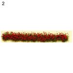rubans decoratifs fleurs artificielles vert rouge jaune blanc rose pastorales jardin bricolage decoration table