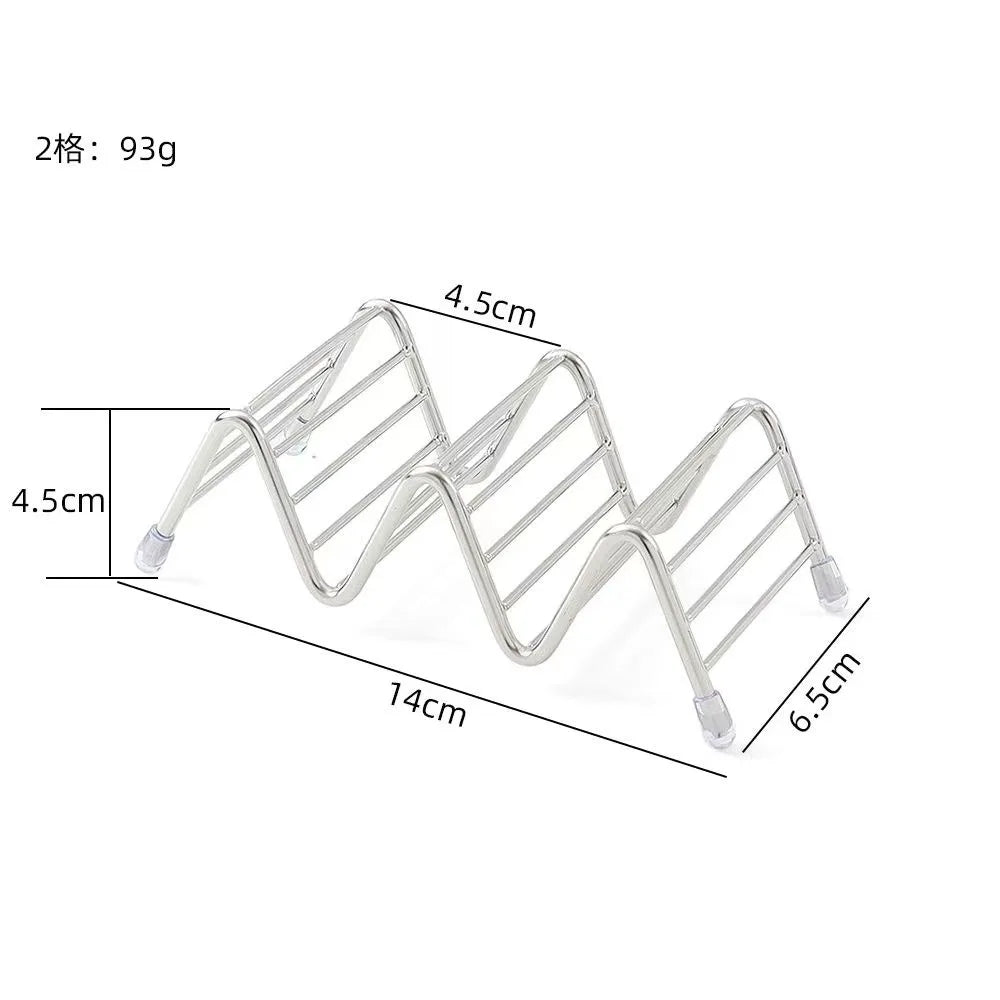 rangement savon argenté moderne plateau drainage blanc minimaliste