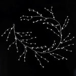 couronne fleurs artificielles transparentes ovales romantique 100cm 120cm 130cm 150cm