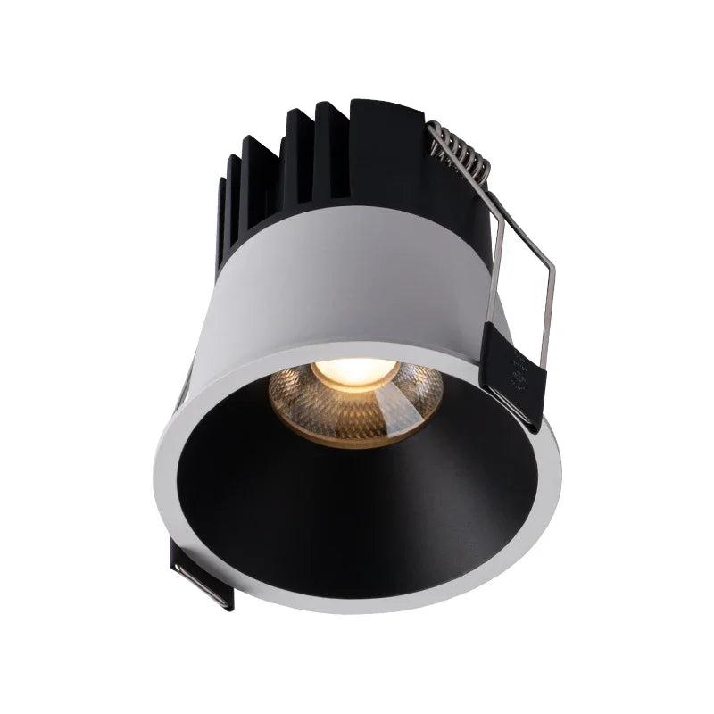 Spot LED moderne blanc noir 75mm 249lm 2700k 6500k DALI dimmable(touch) aluminium