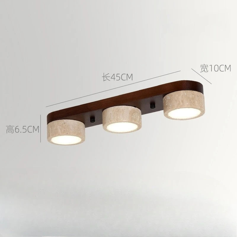 lampe moderne marron clair texture naturelle éclairage led minimaliste chambre salon entrée étude