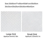 grille maille nylon blanc moderne opacité 33x50cm 60x42cm 20x33cm 30x30cm tissu durable sacs plastique
