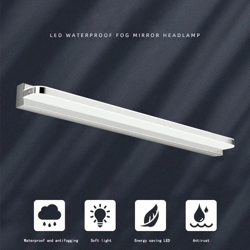 éclairage mural moderne minimaliste led noir argenté fixé mur sans perçage chambre cuisine étude