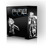 autocollants graphiques final fantasy vii cloud sephiroth tifa vincent boitier pc noir blanc