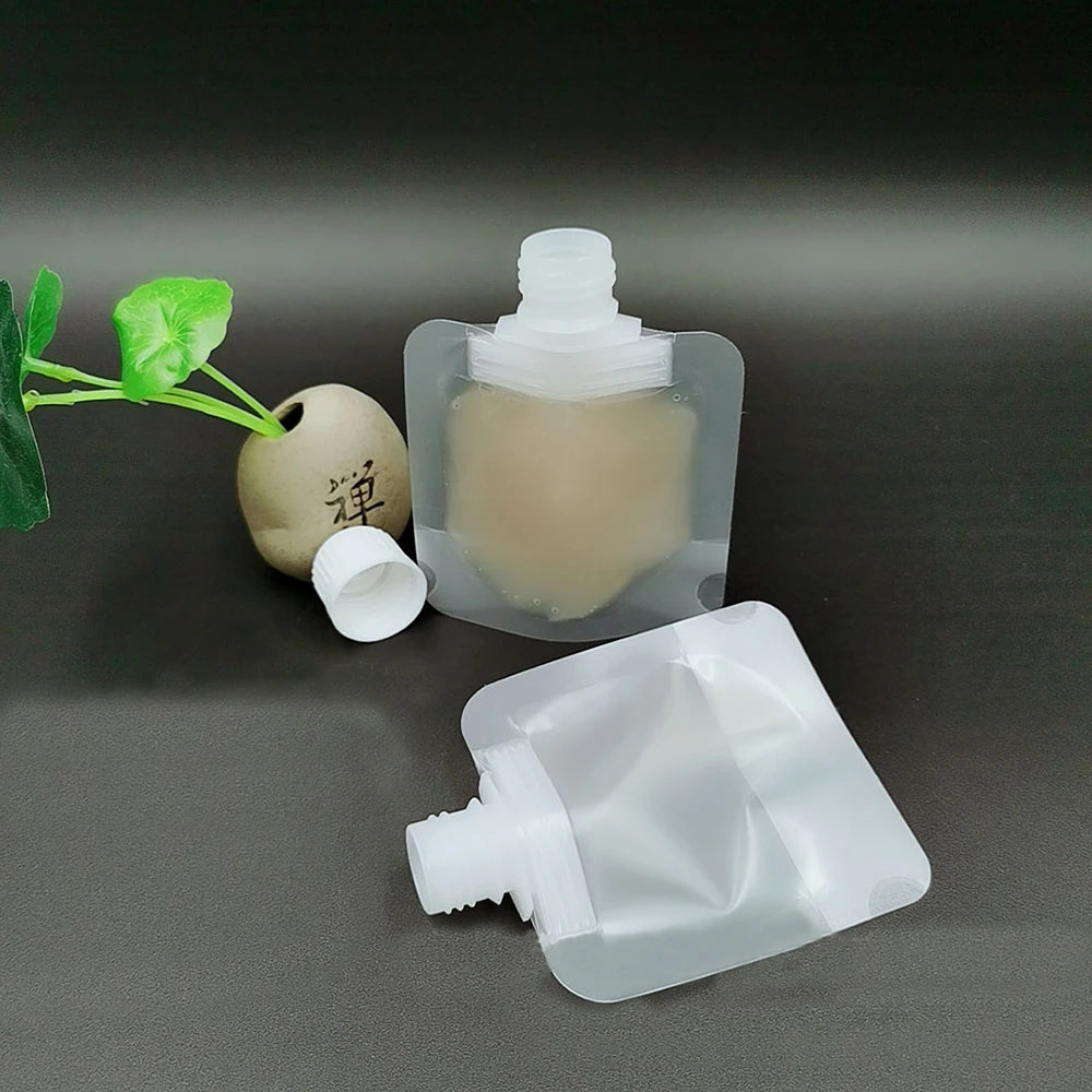 sac dosseret transparent moderne rechargeable étanche pliable 100ml 50ml 30ml cosmétique voyage