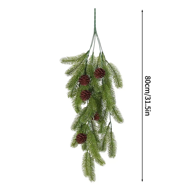 plantes artificielles suspendues vert feuilles fines moderne cordelette mariage anniversaire baby shower
