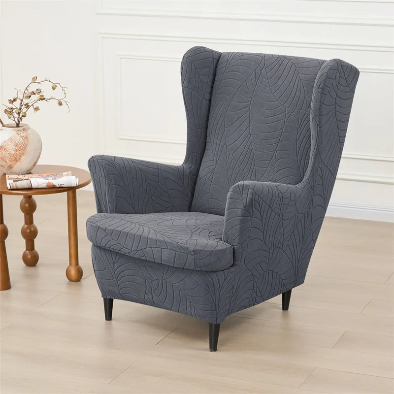 housses fauteuil gris rayures adhésives protection moderne réutilisable anti poussière fauteuil chaise mariage banquet