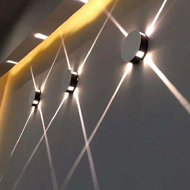 applique murale led moderne blanc noir fixee mur contemporaine carrée sources lumineuses