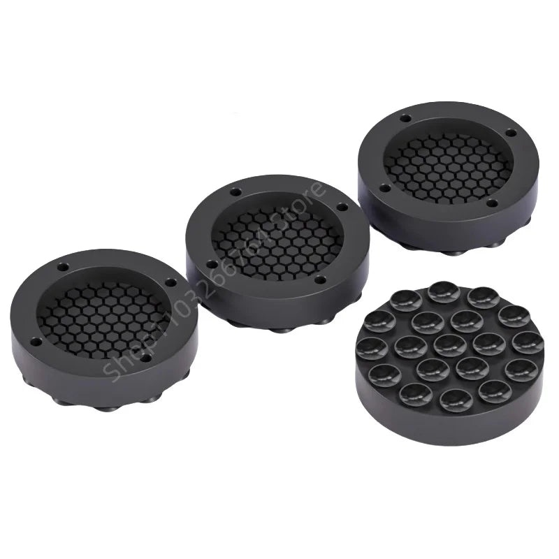 protecteurs machine laver noir perforés adhésifs anti vibration insonorisants 4pcs robustes