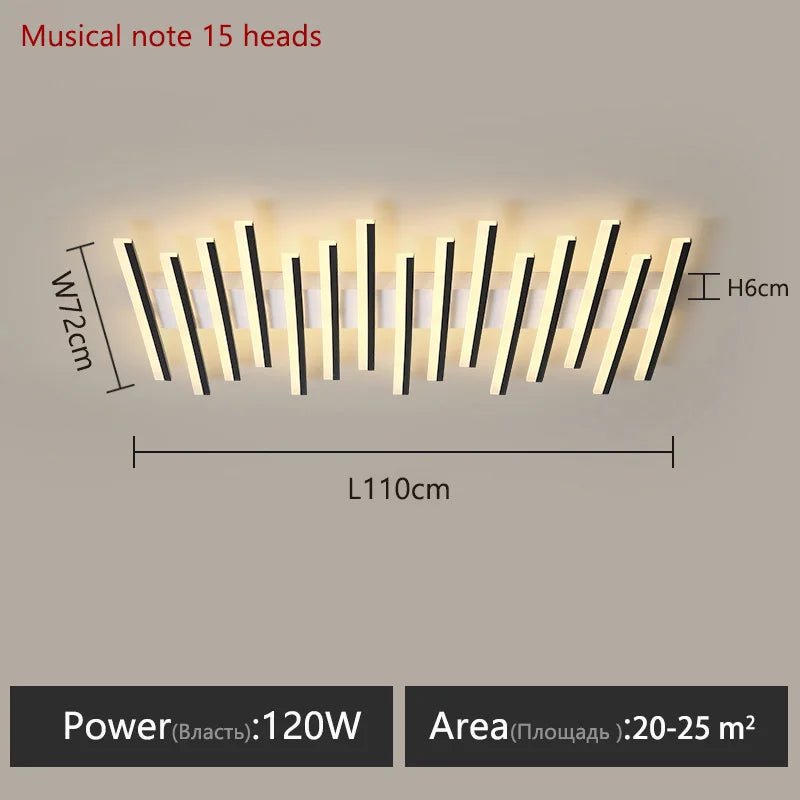 luminaire led moderne noir blanc minimaliste barreaux lisses opaques semi encastré