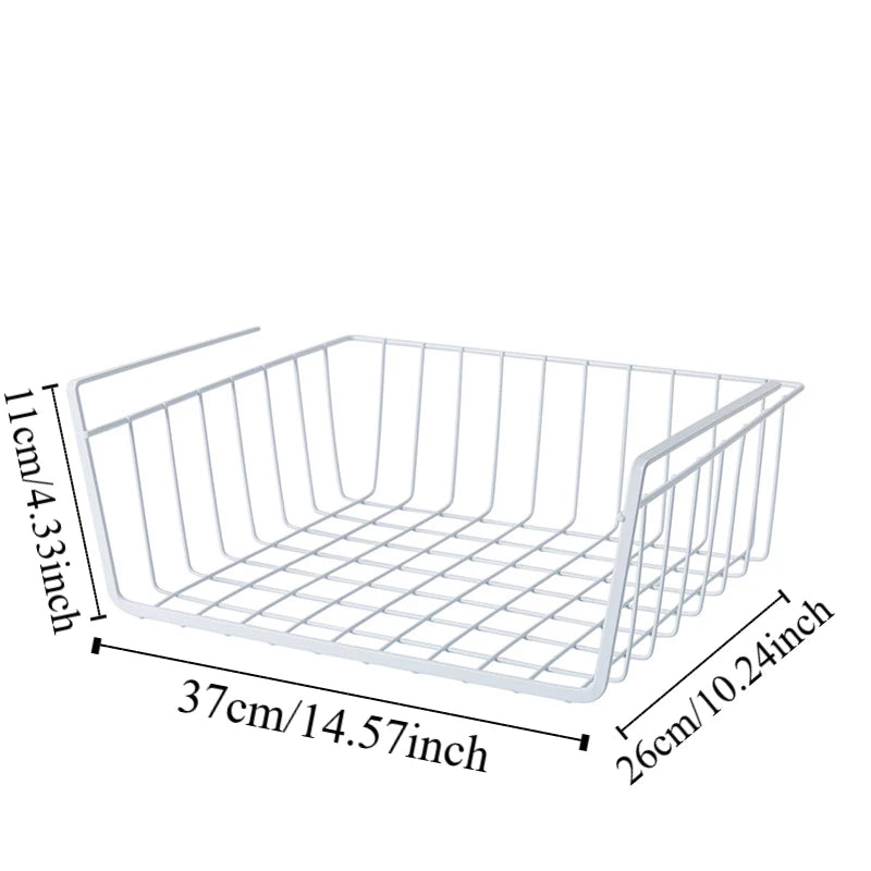 panier suspendu blanc noir réutilisable clips moderne rangement respectueux environnement multifonctionnel