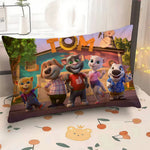 coussin double face moderne motif animaux cartoon multicolore 100 polyester opaques 30x50cm 40x60cm 48x74cm