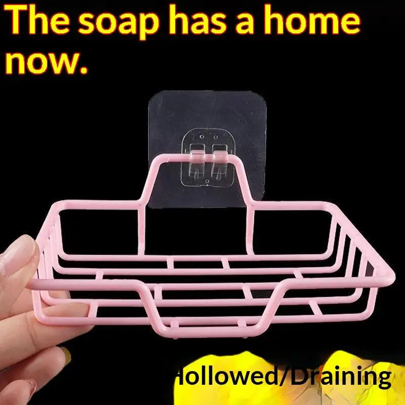 bac savon moderne adhésif bleu clair rose pâle grille tailles opaques salle bain douche