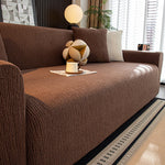 Housse canapé jacquard beige extensible élastique moderne lavable machine 90 350cm