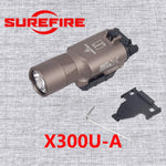 lampe torche tactique led noir mat compact tringle glock scout momentané constant stroboscope