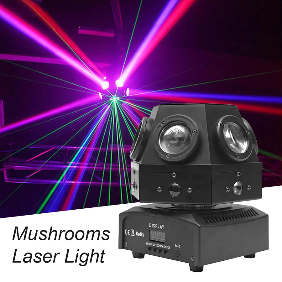 Lampe champignon disco LED 90W avec laser boule