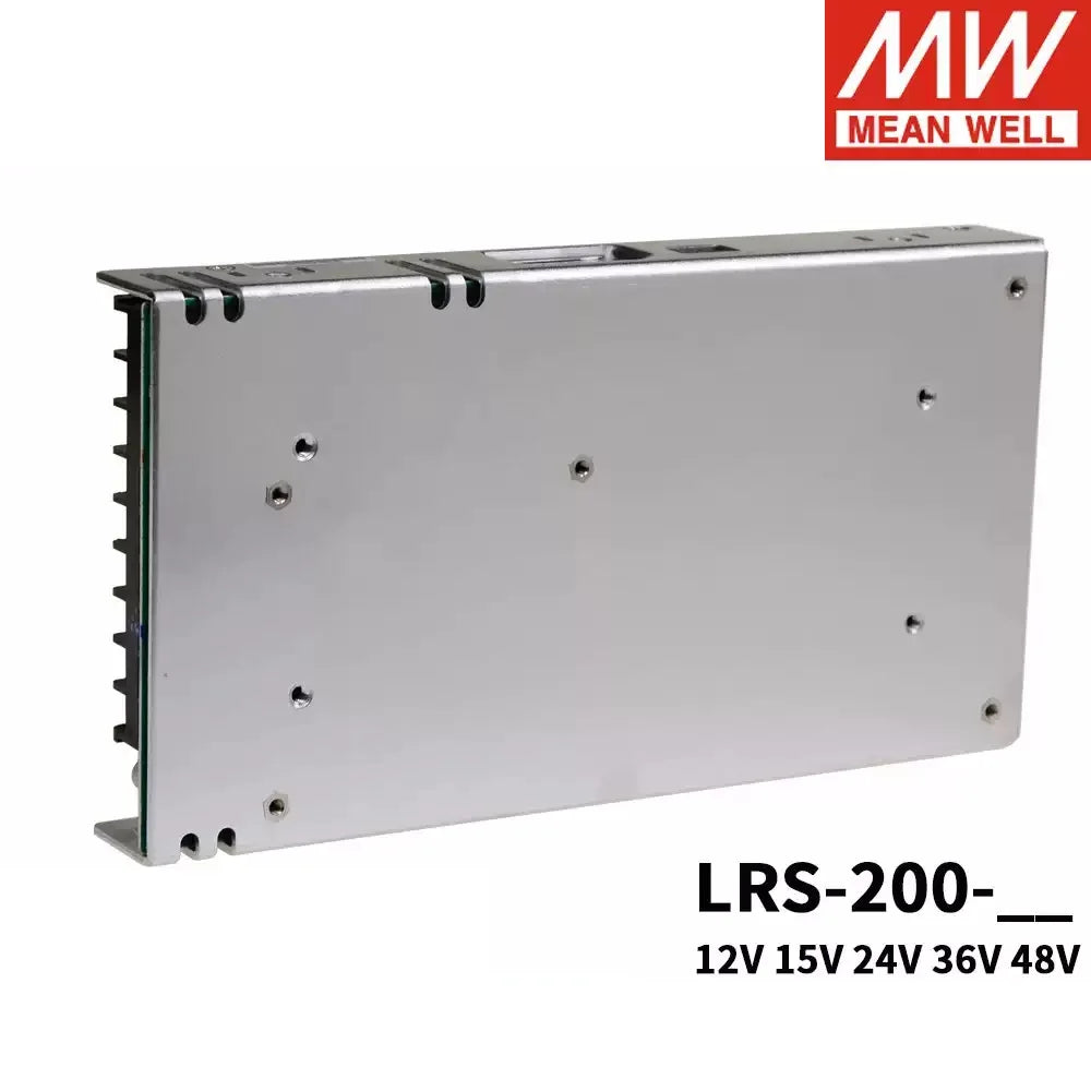 alimentation électrique 200w argenté grille hexagonale industrielle connecteurs électriques 24v 12v 5v
