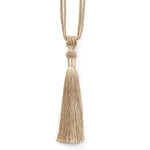accessoires rideau cordon tressé franges blanc or gris beige moderne bohème chic
