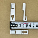 crochet finition boite vitesses dt82 kt82 blanc moderne opaque 75mm rideau électrique accessoire fixe