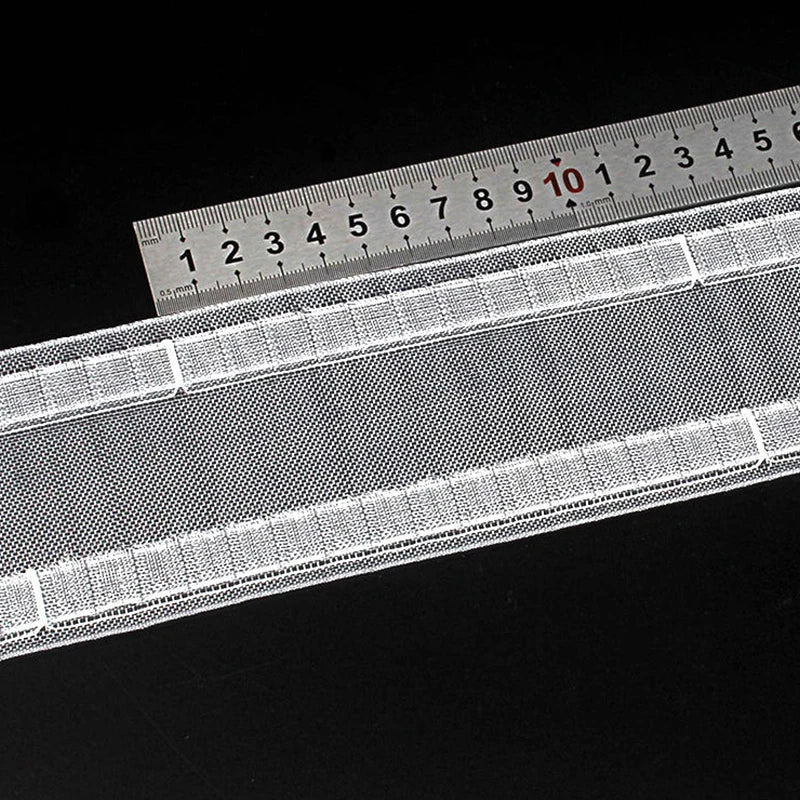 ruban polyester polonais blanc classique 75mm large clips inclusion différentes longueurs