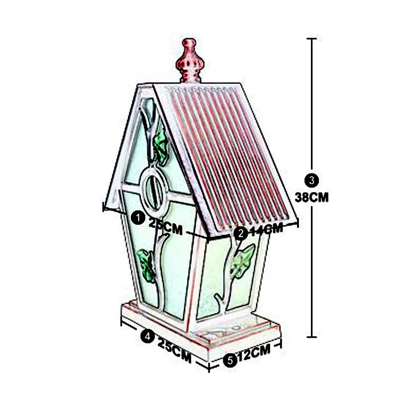 lampe jardin art nouveau feuilles stylisées noir vert beige ip65 ledextérieur résistante