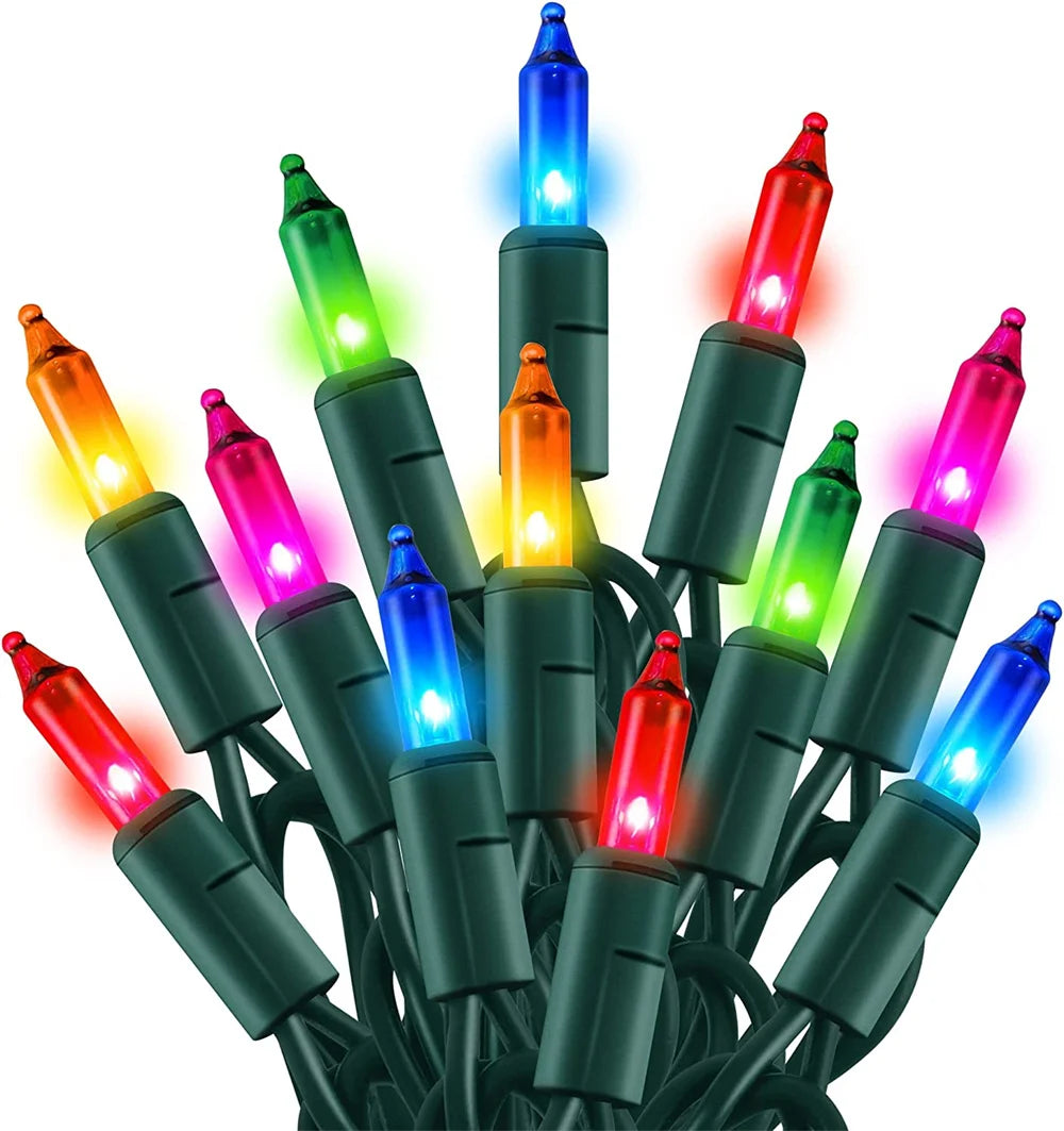 Guirlande lumineuse multicolore pour sapin de Noël