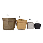 sac rangement réutilisable kraft paper opaque couleur brun clair texture mat simple rustique cuisine