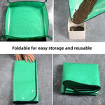 tapis sol protection jardin vert turquoise 50x50cm imperméable pliable utilitaire fonctionnel okolets coins
