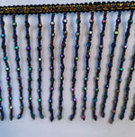 rubans décoratifs multicolores rose clair doré rouge blanc noir