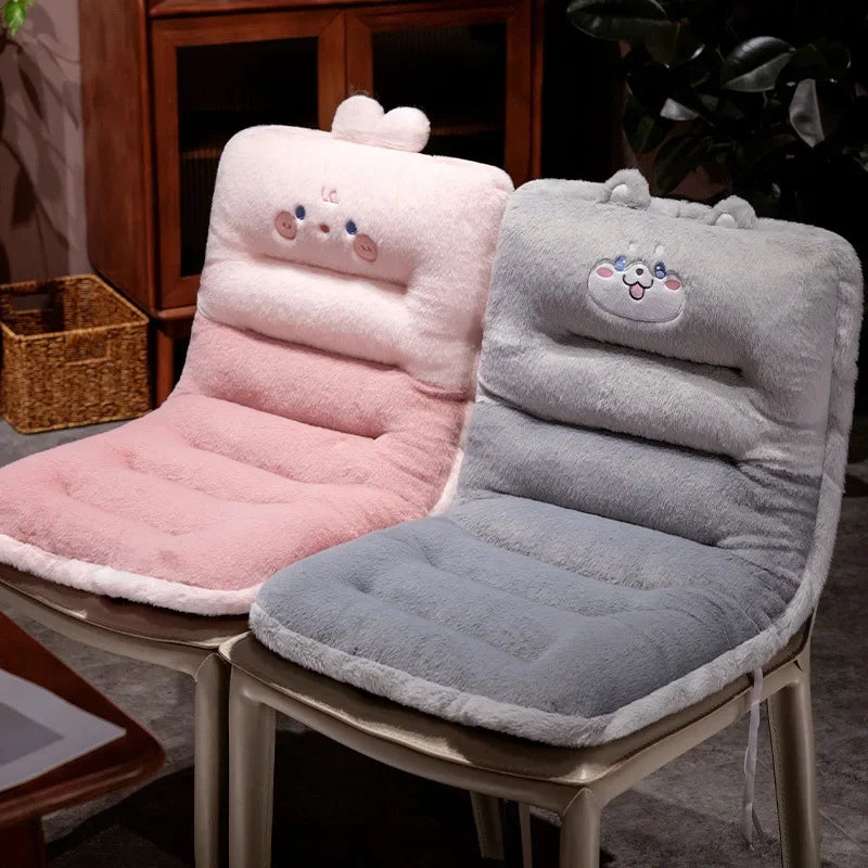 coussin chaise mousse mémoire forme peluche panda confortable anti décubitus animé doux vert marron