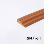lignes décoratives murales autoadhésives pvc texture béton moderne blanc marron longueur 5mètres incluses règle