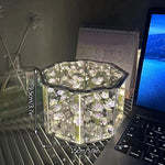 décorations transparentes tulipes opalescentes boîtes clips modernes intérieur saint valentin anniversaire baby shower